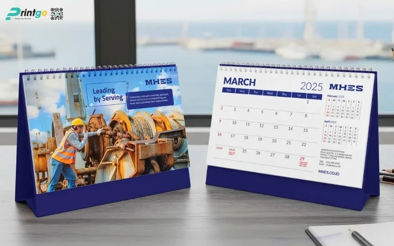 Mẫu lịch để bàn độc quyền kiểu dáng chữ A mới nhất 2026
