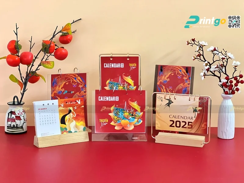 Printgo - Đơn vị thiết kế và in lịch để bàn theo yêu cầu chất lượng trên toàn quốc 