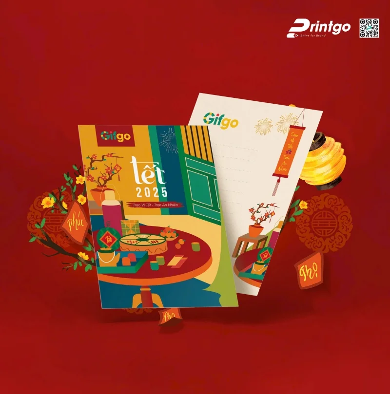 Thiệp chúc Tết chỉn chu 