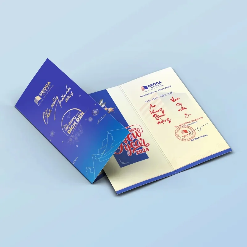 Thiệp chúc Tết công ty 