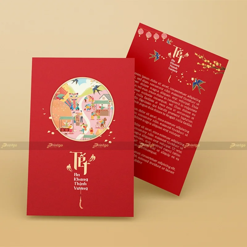 Thiệp chúc Tết quà tặng doanh nghiệp 
