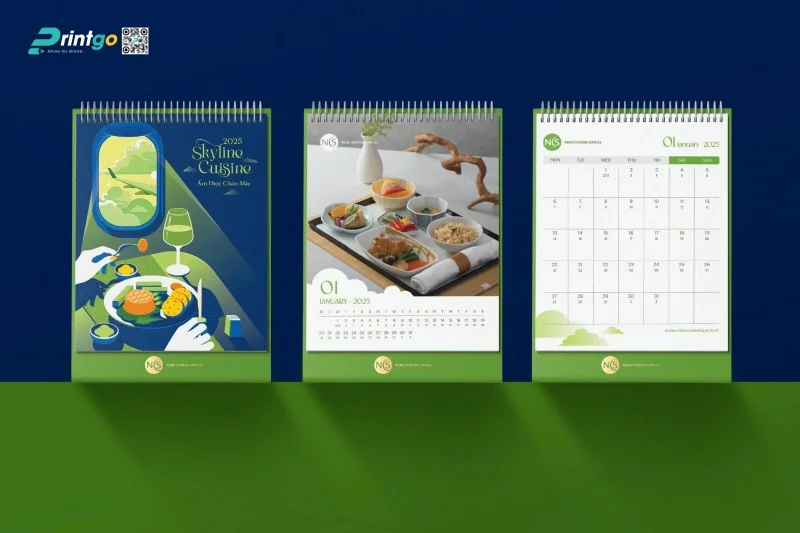 Lịch để bàn NCS 2025