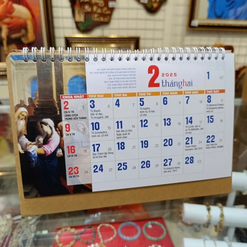 Lịch để bàn Công giáo chất lượng tuyệt đối 