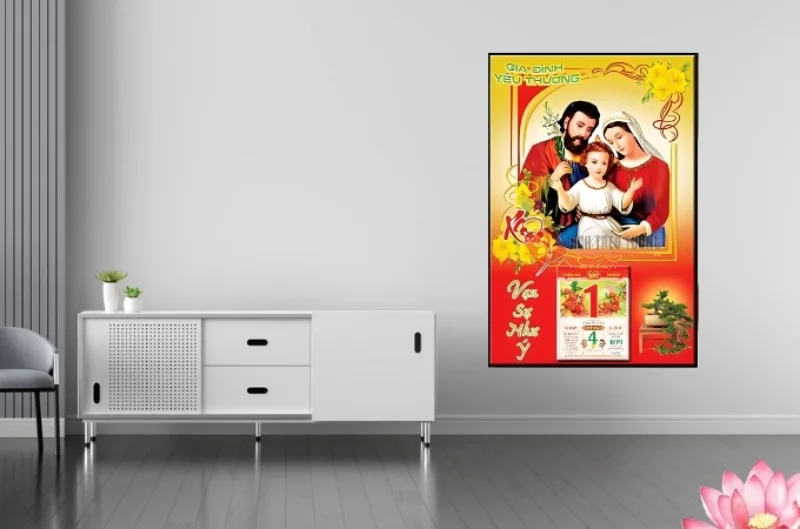 Lịch bloc Công giáo đa dạng mẫu mã 