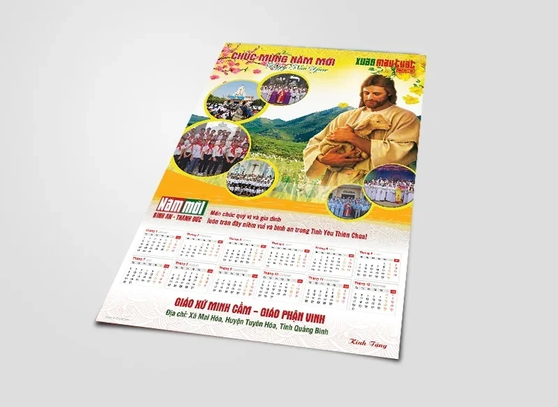 Kỹ thuật in lịch gia đình Công giáo