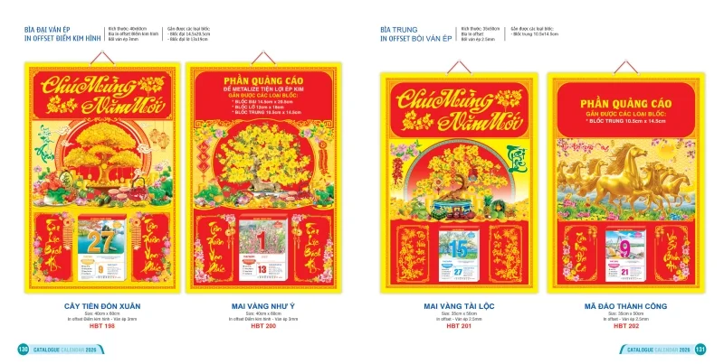 Mẫu khánh lịch Hai Bà Trưng