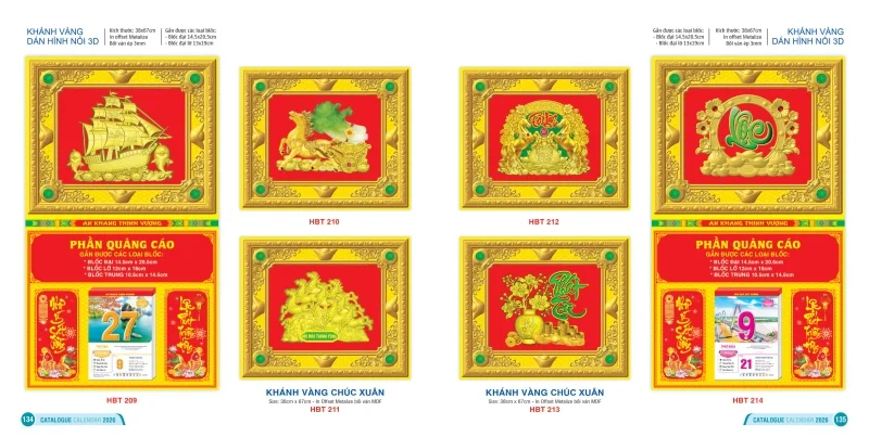 Mẫu khánh lịch Hai Bà Trưng