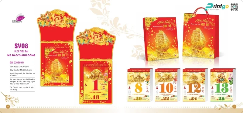Lịch bloc Sen Việt thu hút khách hàng 