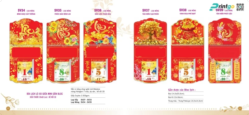 Bìa lò xo và bìa dán gắn bloc Sen Việt đặc biệt 
