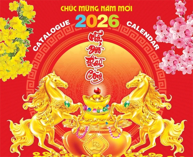 Chiêm ngưỡng bộ sưu tập lịch Tao Đàn 2026 mới nhất, đa dạng mẫu mã