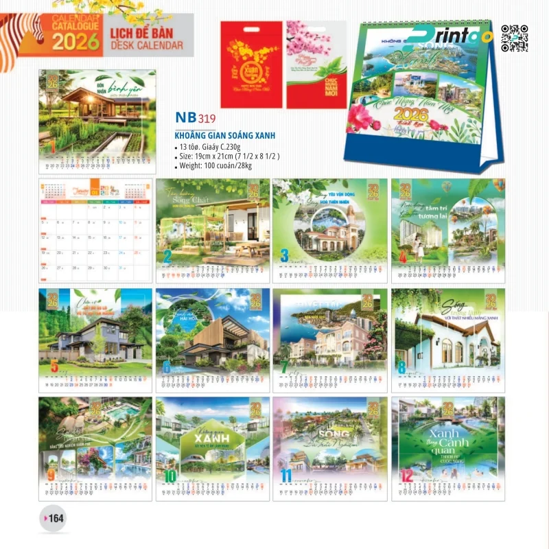 Lịch để bàn Tao Đàn độc quyền ấn tượng Lịch để bàn Tao Đàn độc quyền ấn tượng