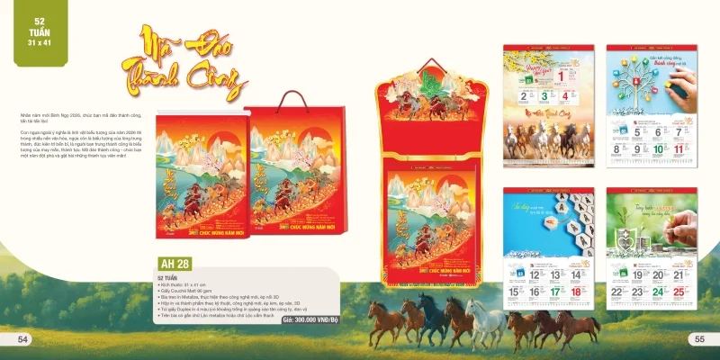 Lịch 52 tuần An Hảo