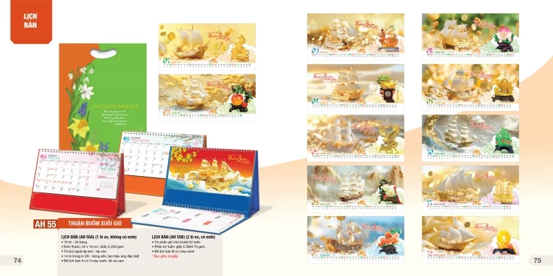 Lịch để bàn An Hảo