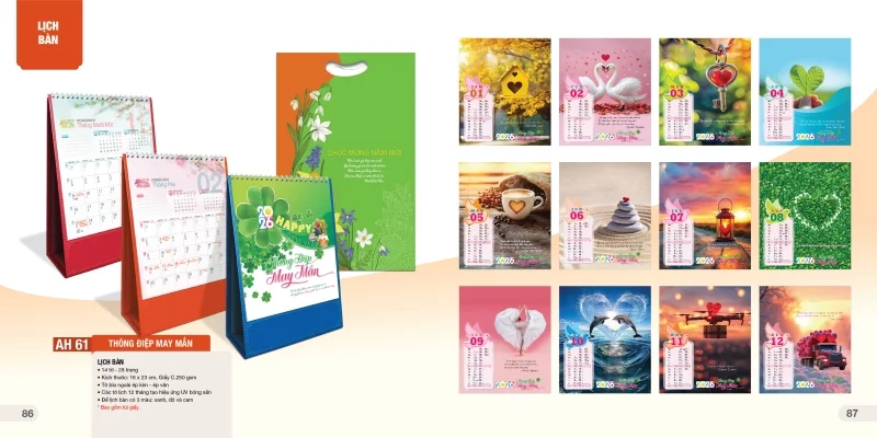 Lịch để bàn An Hảo