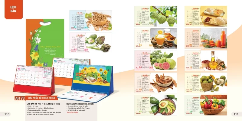 Lịch để bàn An Hảo