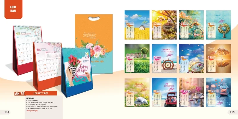 Lịch để bàn An Hảo