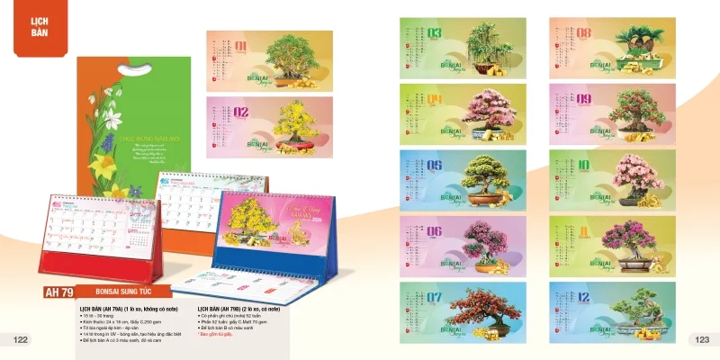 Lịch để bàn An Hảo