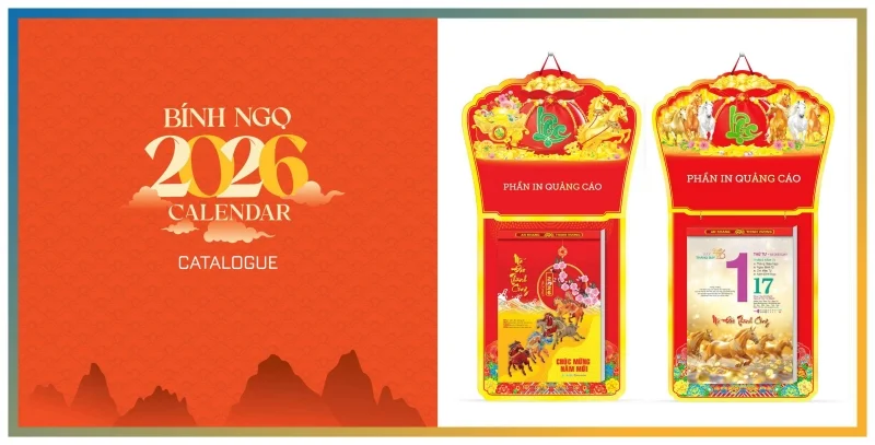 Những chủ đề xuất hiện trong BST lịch tết An Hảo 2026