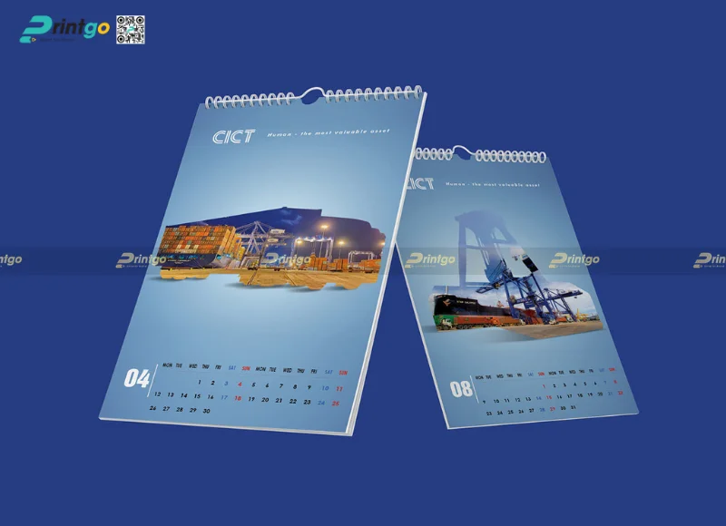 Dự án & mẫu lịch treo tường độc quyền tiêu biểu do Printgo thực hiện