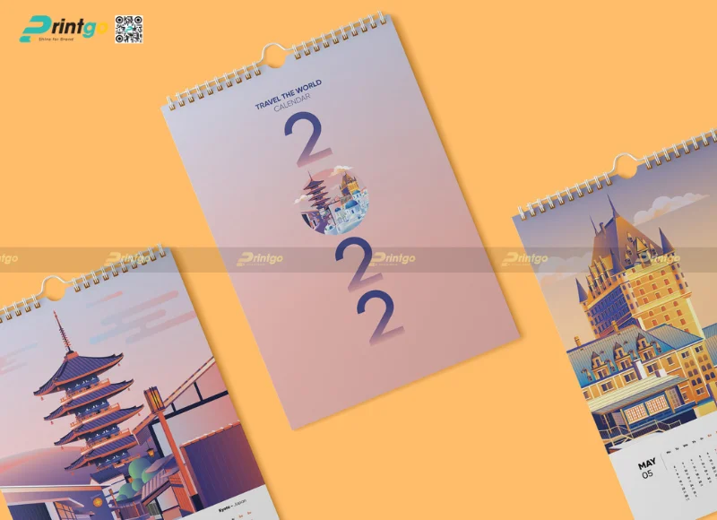 Dự án & mẫu lịch treo tường độc quyền tiêu biểu do Printgo thực hiện
