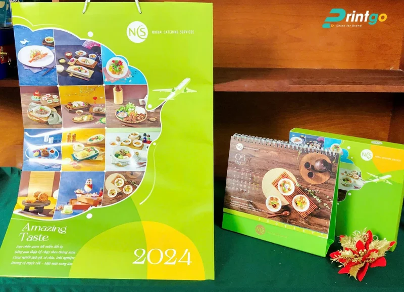 Dự án & mẫu lịch treo tường độc quyền tiêu biểu do Printgo thực hiện