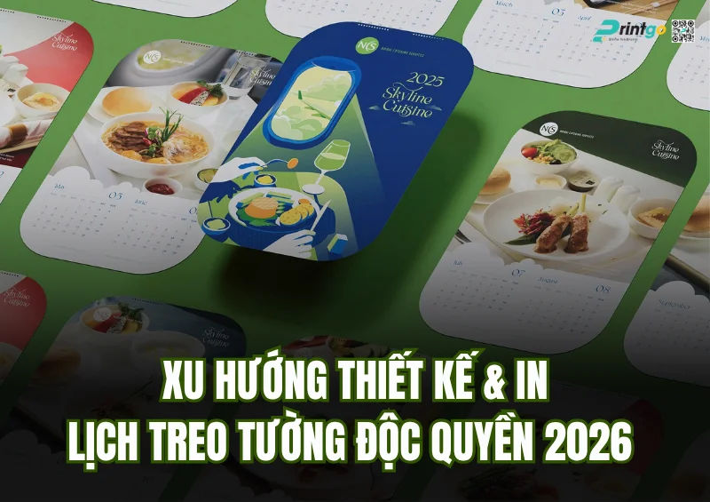 Thiết kế & in lịch treo tường độc quyền 2026 - Tối ưu nhận diện doanh nghiệp