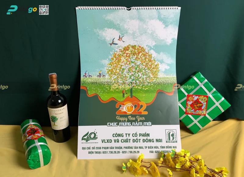 Dự án & mẫu lịch treo tường độc quyền tiêu biểu do Printgo thực hiện