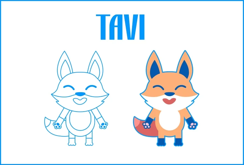 Sử dụng linh vật (Mascot) xuyên suốt thiết kế 