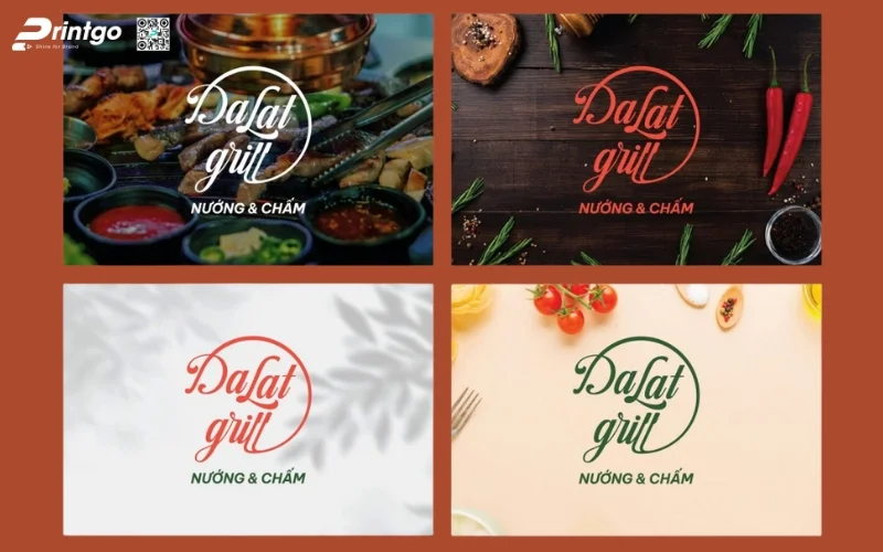 Dự án thiết kế logo F&B - Đà Lạt Grill