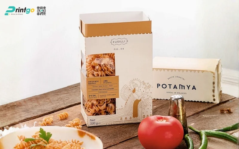 Mẫu bao bì granola dạng hộp mềm