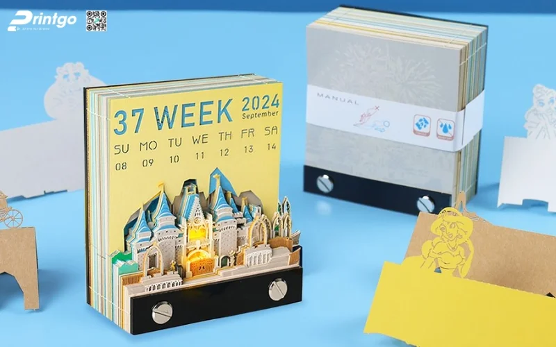 Mẫu lịch để bàn độc đáo 3D