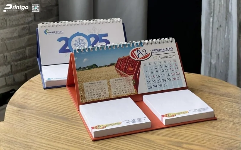 Mẫu lịch bàn độc quyền chữ M mới nhất 2026