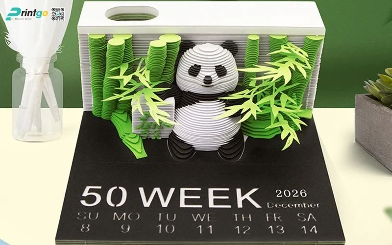 Mẫu thiết kế lịch tết độc quyền 3D