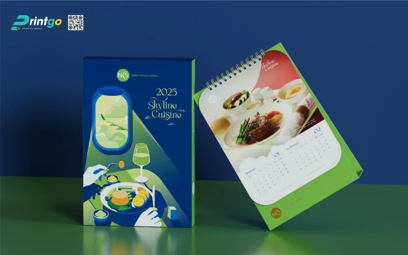 Mẫu in lịch tết độc quyền để bàn