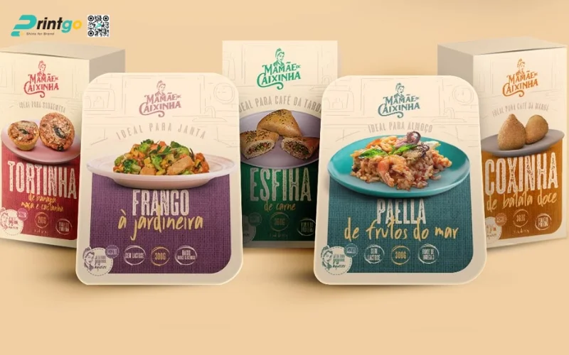 Mẫu bao bì granola dạng hộp mềm