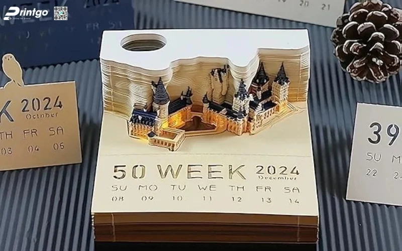 Mẫu thiết kế lịch tết độc quyền 3D