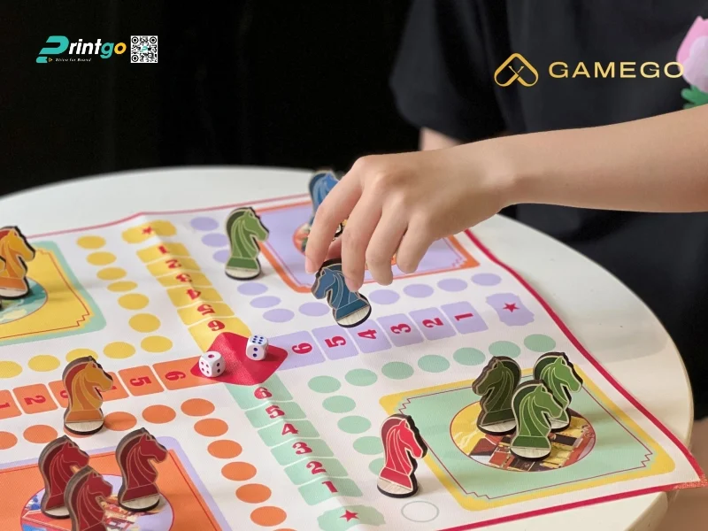 Boardgame Cờ cá ngựa trong bộ sưu tập quà tết của Printgo năm 2026