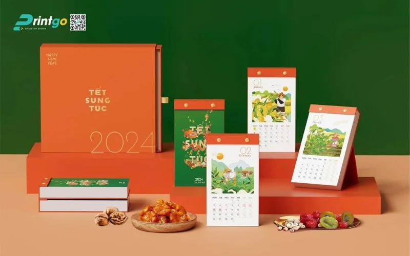 Quy trình thiết kế lịch tết độc quyền chuyên nghiệp tại Printgo