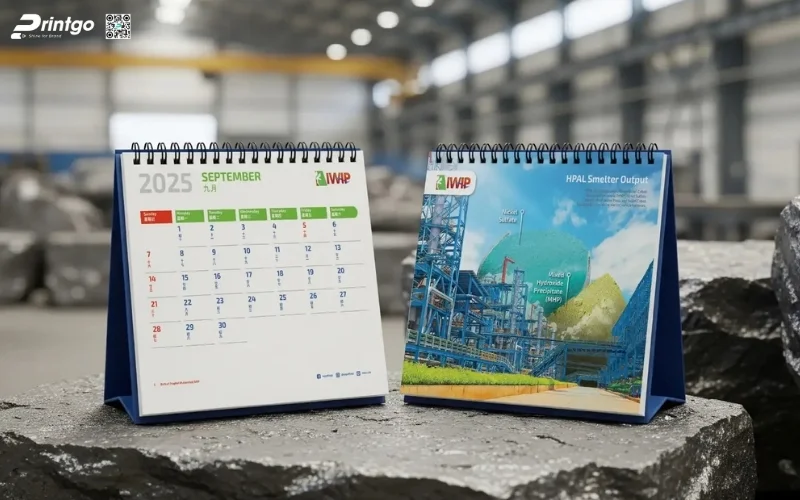 Mẫu lịch để bàn độc quyền kiểu dáng chữ A