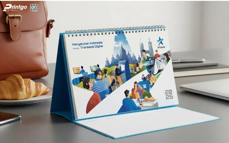 Mẫu lịch bàn độc quyền chữ M mới nhất 2026