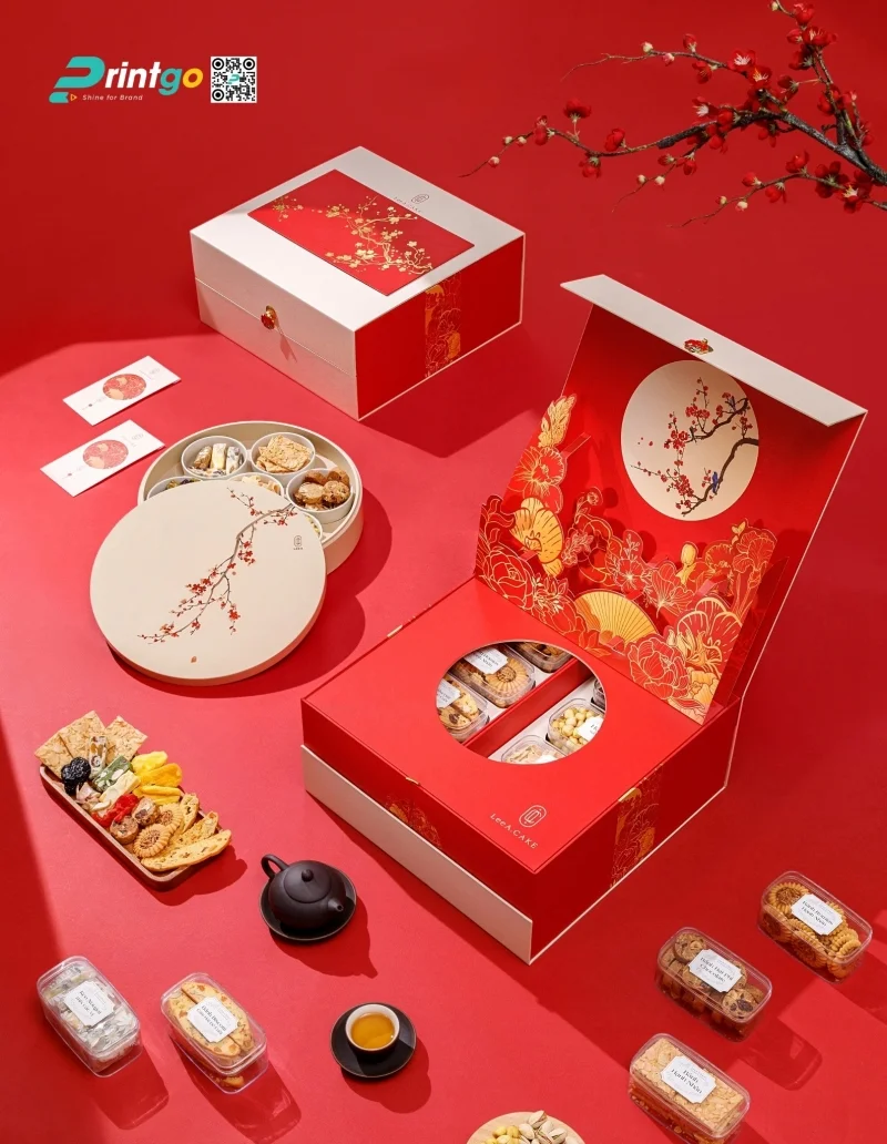 Hộp quà Tết doanh nghiệp sang trọng 