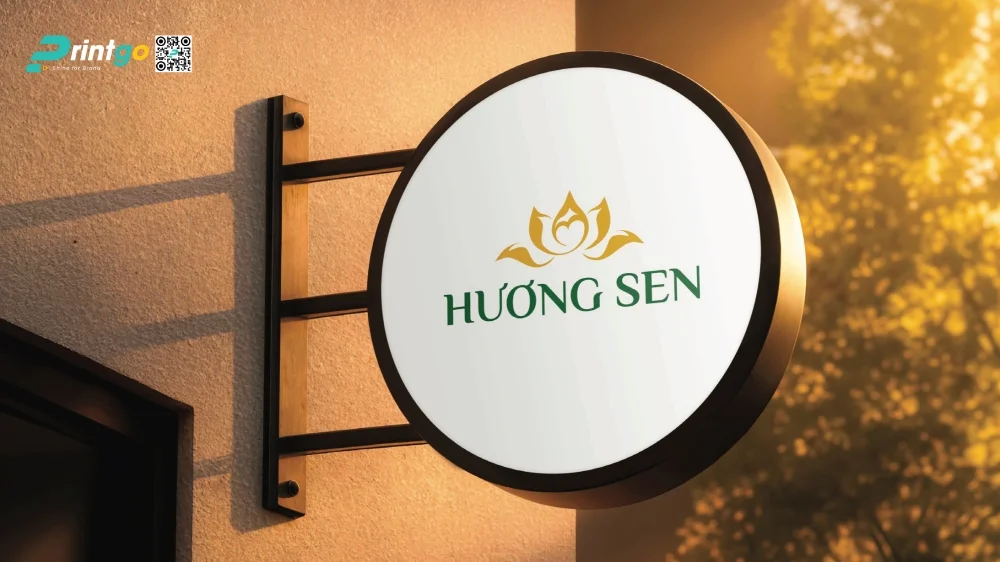 Logo mới được ứng dụng nổi bật trên các biển hiệu