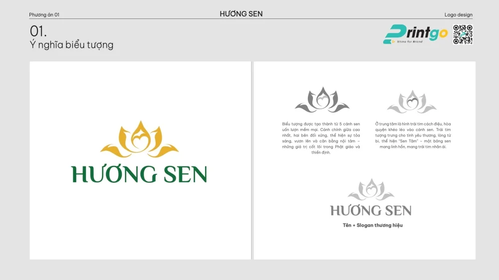 Thiết kế logo mới – biểu tượng của “Sen Tâm”