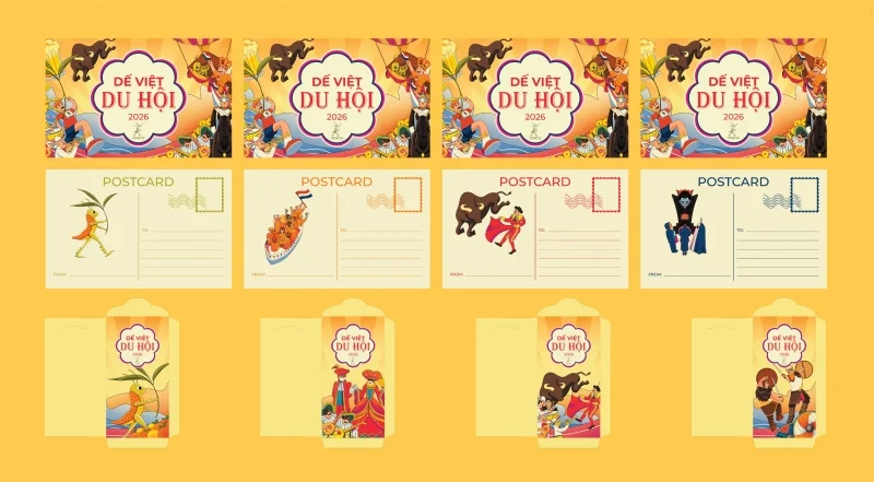 Ấn phẩm đi kèm Bộ sưu tập lịch "Dế Việt Du Hội" Ấn phẩm đi kèm Bộ sưu tập lịch "Dế Việt Du Hội"