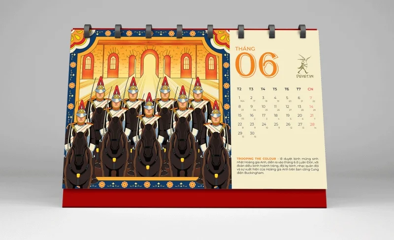 Tháng 6 – Trooping the Colour, Anh Quốc
