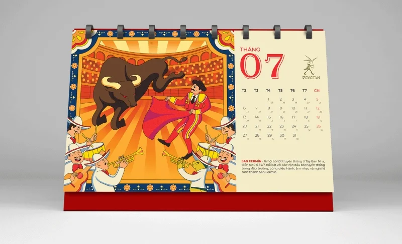 Tháng 7 – San Fermín, Tây Ban Nha