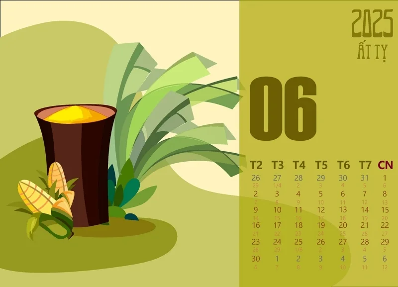 Lịch để bàn "Tết của đồng bào H'Mông"