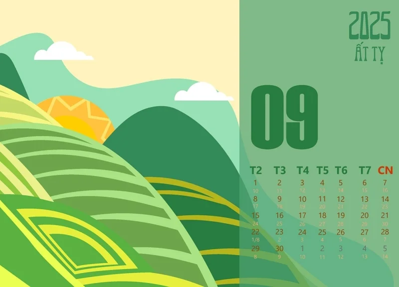 Lịch để bàn "Tết của đồng bào H'Mông"