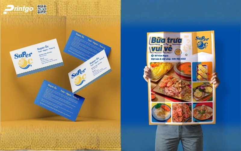 Dự án ra mắt thương hiệu Super Ốc với bộ nhận diện khẳng định chất lượng