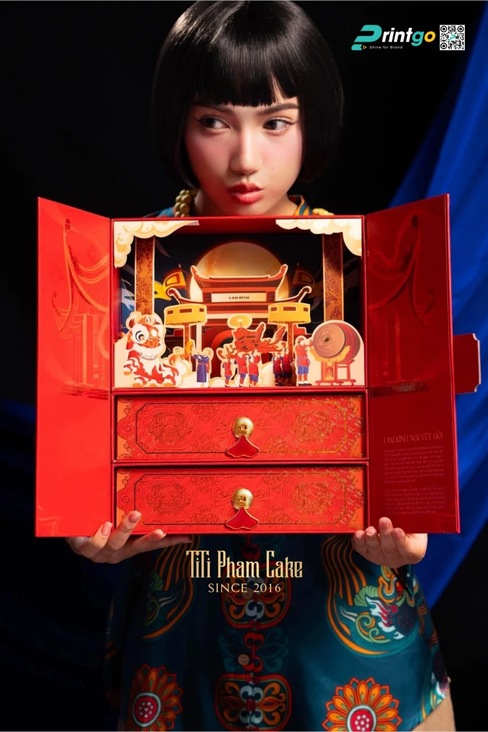 Hộp cánh bướm 3D hai tầng – “cánh cửa mùa xuân”